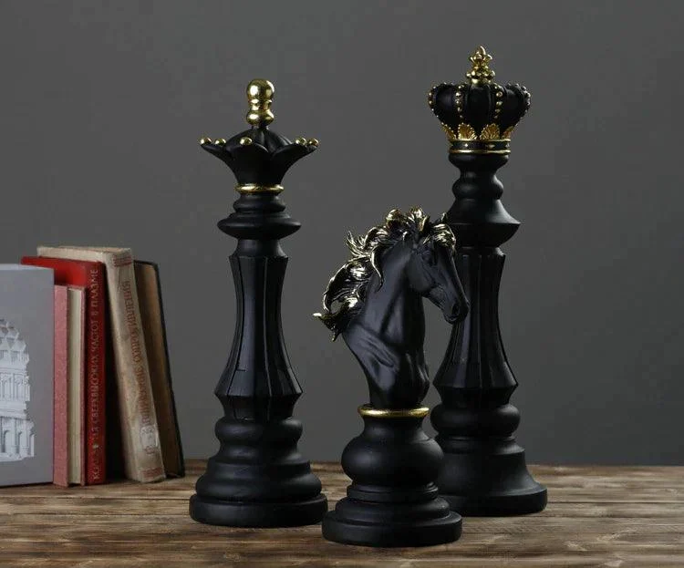 Chess Statue Home Decor -