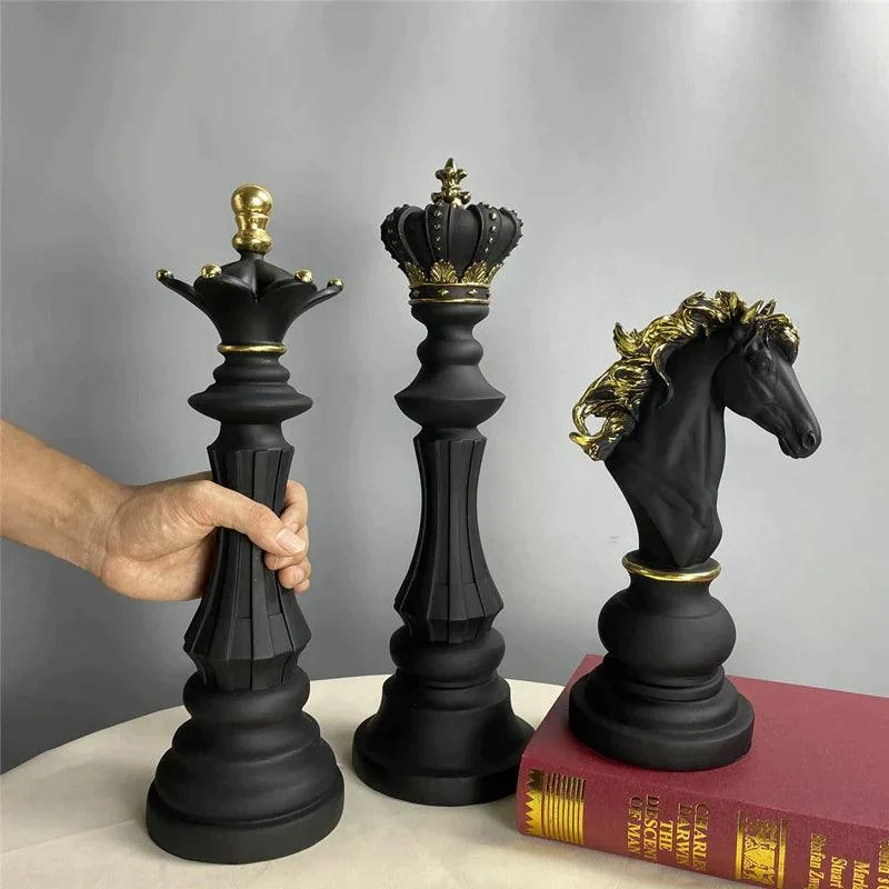 Chess Statue Home Decor -
