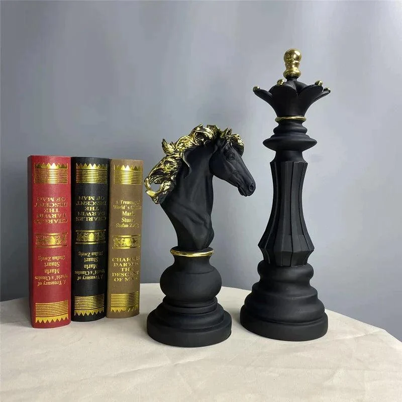 Chess Statue Home Decor -