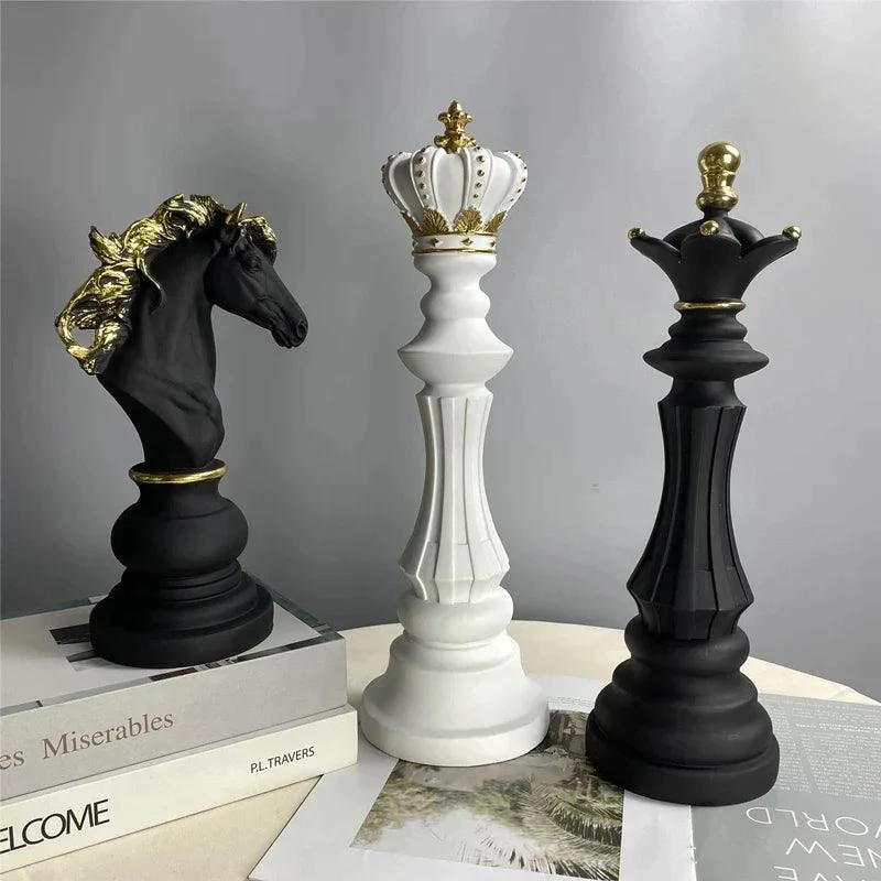Chess Statue Home Decor -