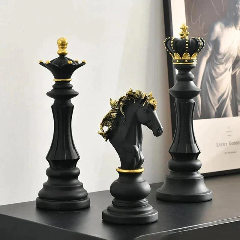 Chess Statue Home Decor -