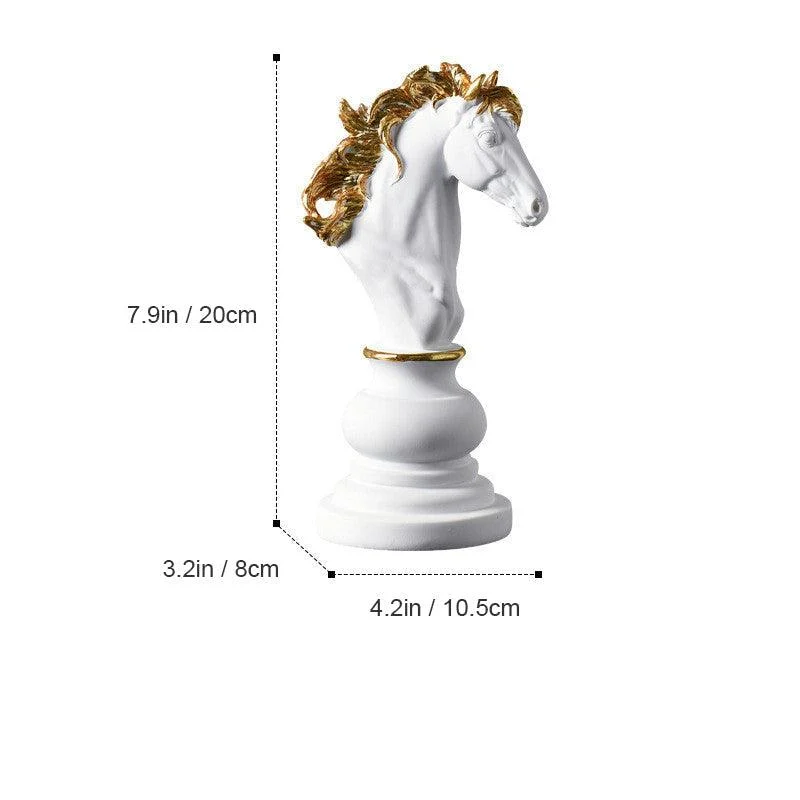 Chess Statue Home Decor -