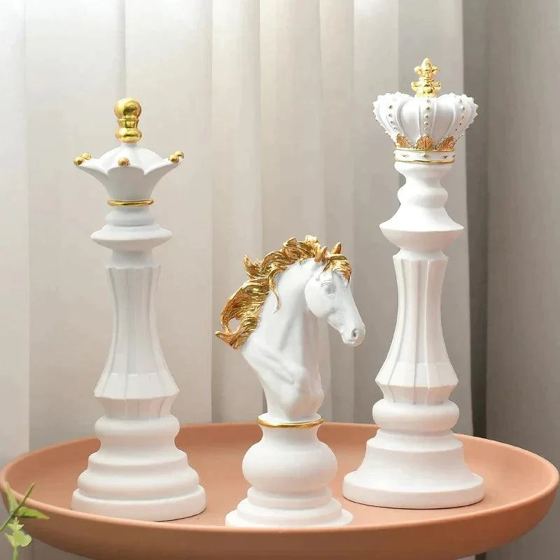 Chess Statue Home Decor -