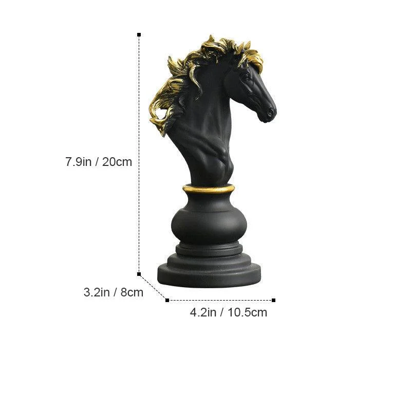 Chess Statue Home Decor -