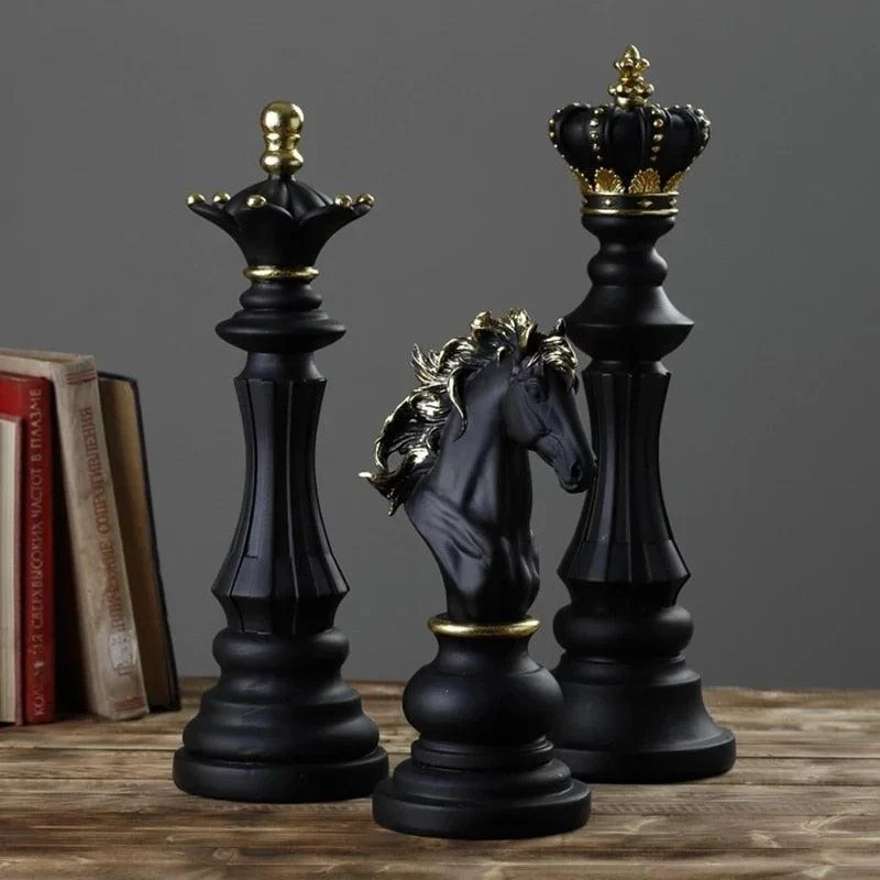 Chess Statue Home Decor -