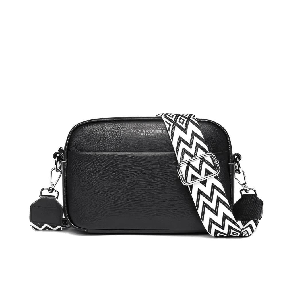 ChicZag Crossbody Bag - Rectangular Leather Crossbody Bag for Women - - #tag1#