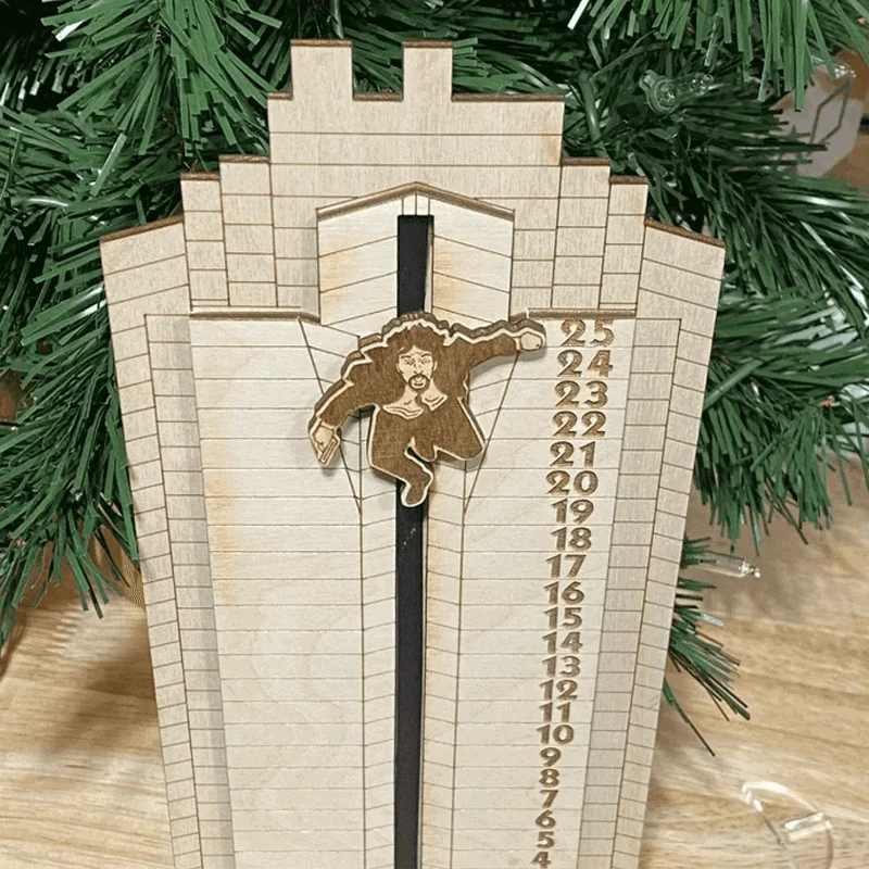 Christmas Die Hard Advent Calendar - Hans Gruber Falling off off Nakatomi Plaza -  - #tag1#