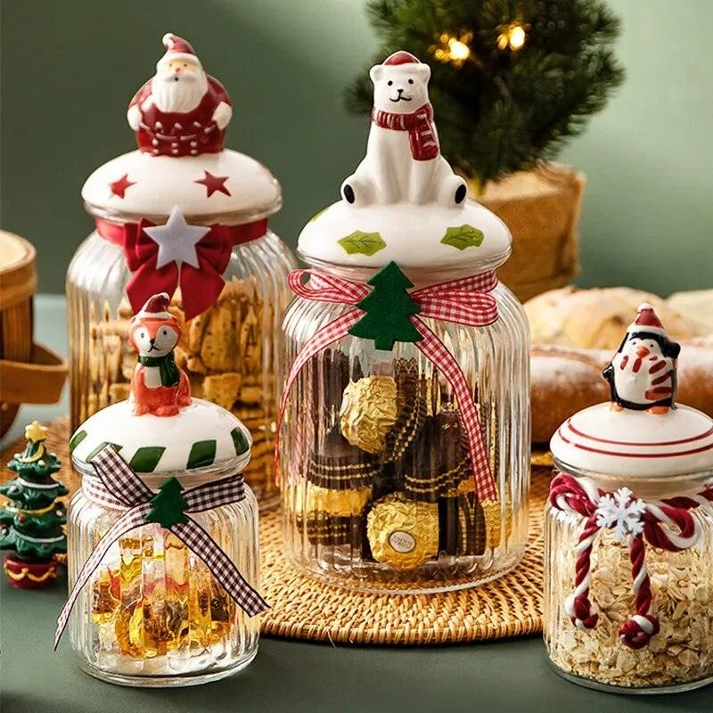 Christmas_Glass_Candy_Jars_with_Lids_-_-4157355 Christmas Glass Candy Jars with Lids -