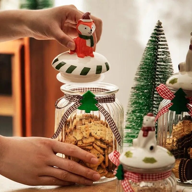 Christmas_Glass_Candy_Jars_with_Lids_-_-4157362 Christmas Glass Candy Jars with Lids -