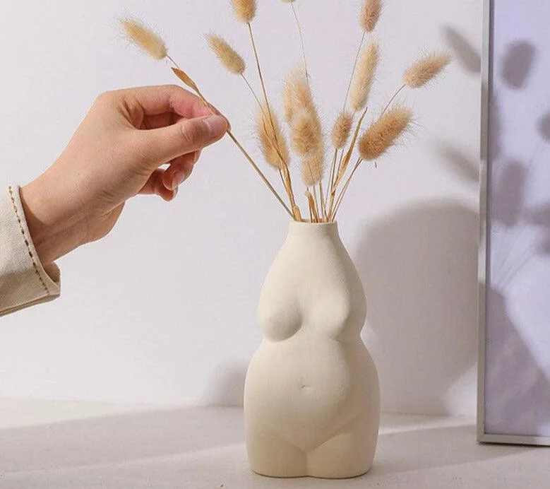 Chubby_Ceramic_Nude_Body_Vase_For_Flowers_-_-4157782 Chubby Ceramic Nude Body Vase For Flowers -