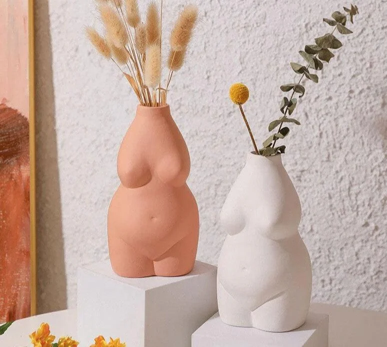 Chubby_Ceramic_Nude_Body_Vase_For_Flowers_-_-4157791 Chubby Ceramic Nude Body Vase For Flowers -