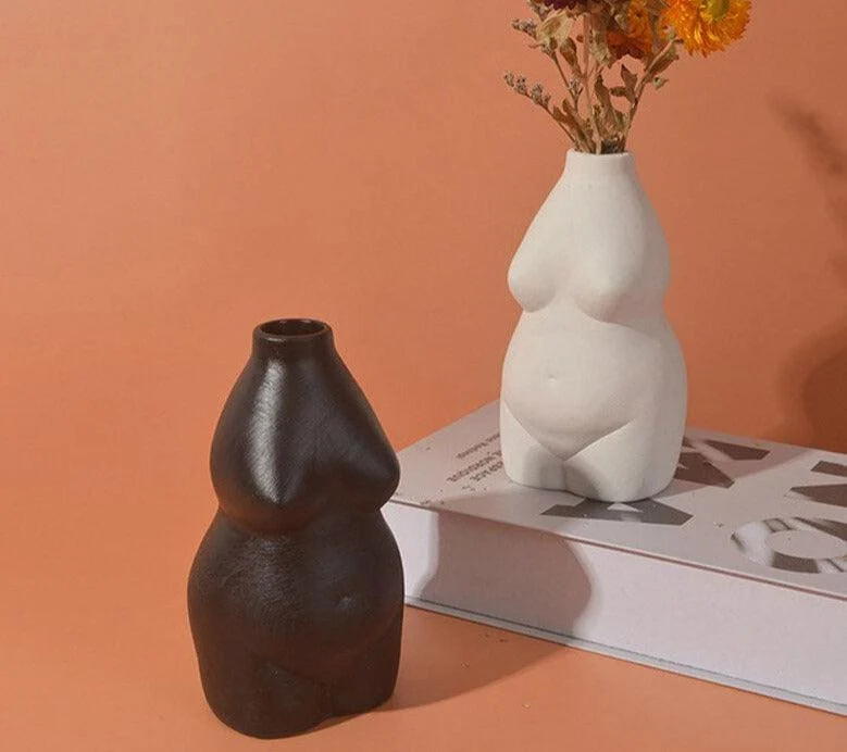 Chubby_Ceramic_Nude_Body_Vase_For_Flowers_-_-4157798 Chubby Ceramic Nude Body Vase For Flowers -