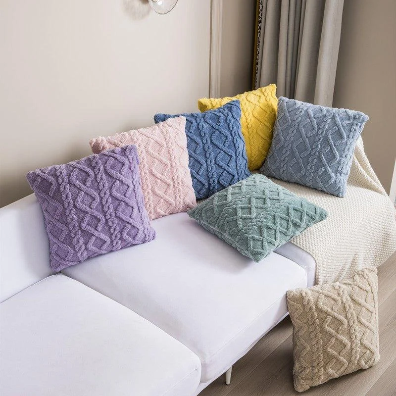 Chunky Knit Style Cushion Cover -