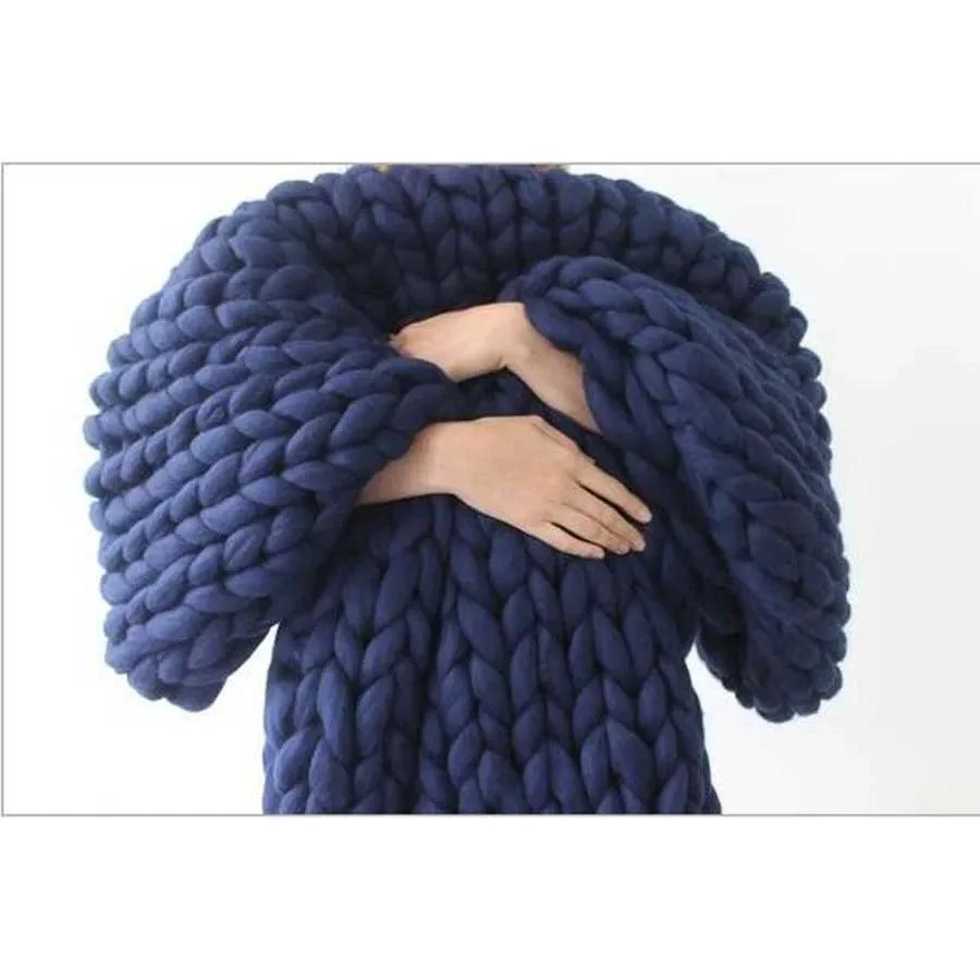 Chunky_Merino_Knitted_Blanket_-_-4158295 Chunky Merino Knitted Blanket -