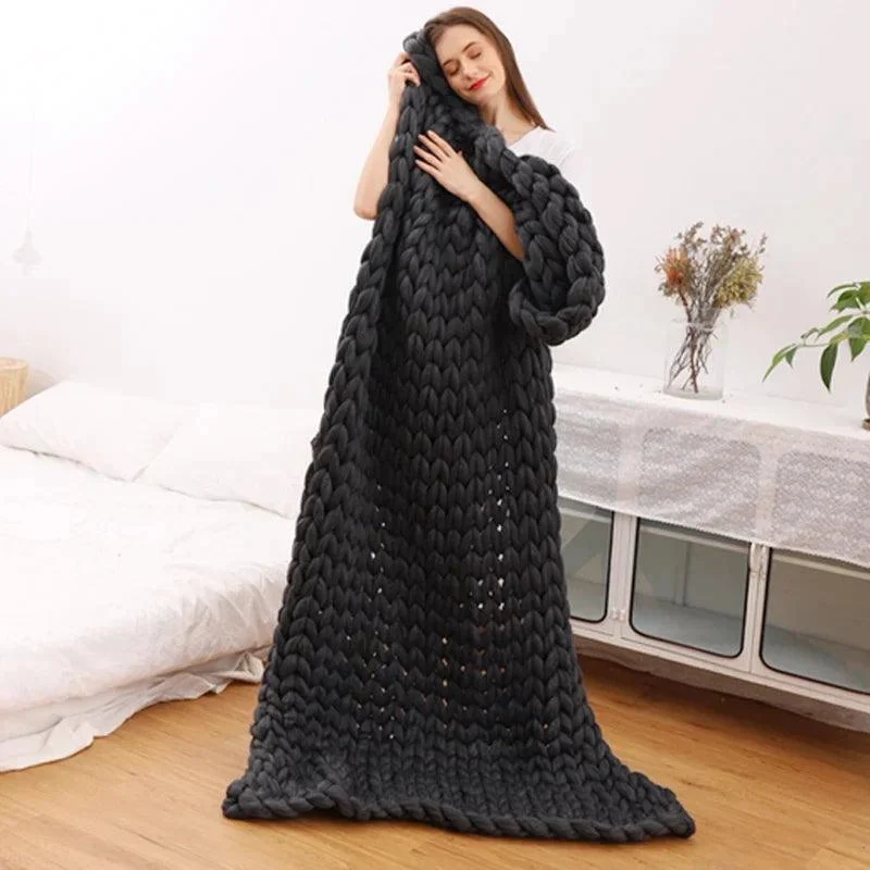 Chunky_Merino_Knitted_Blanket_-_-4158301 Chunky Merino Knitted Blanket -