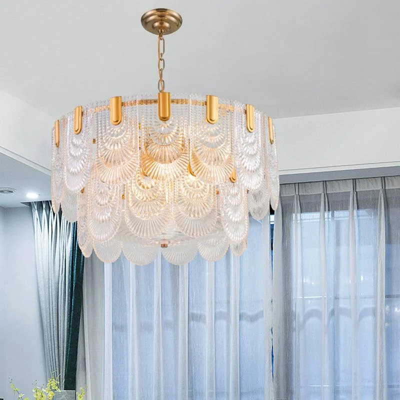 Clear_Crystal_Drop_Pendant_Lamp_in_Brass_-_-_tag1_-4181165 Clear Crystal Drop Pendant Lamp in Brass - - #tag1#