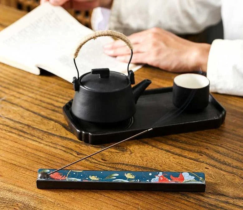Cloisonne_Blue_Ceramic_Incense_Stick_Holder_-_-4160080 Cloisonne Blue Ceramic Incense Stick Holder -