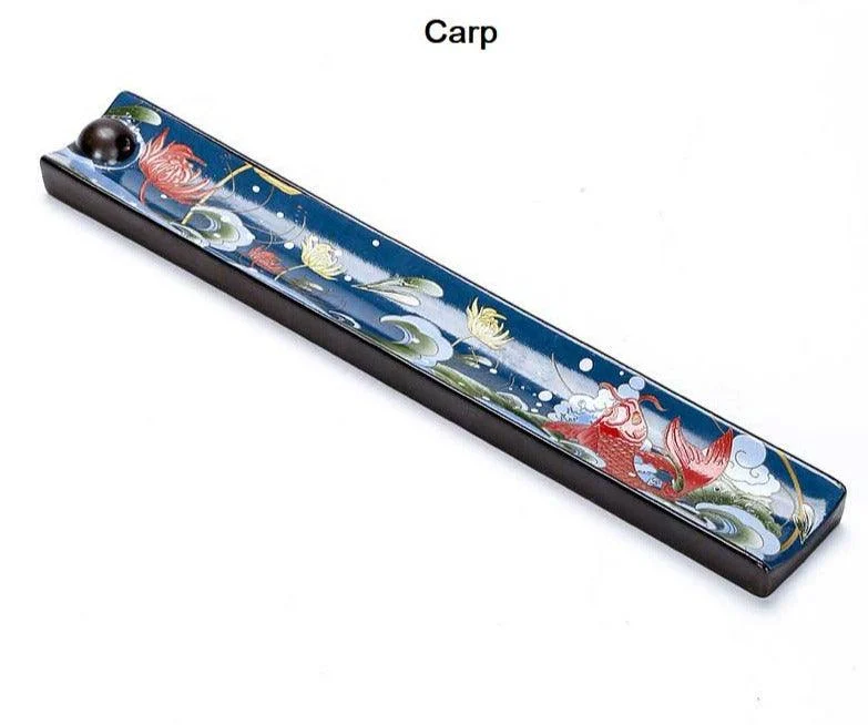 Cloisonne_Blue_Ceramic_Incense_Stick_Holder_-_-4160116 Cloisonne Blue Ceramic Incense Stick Holder -