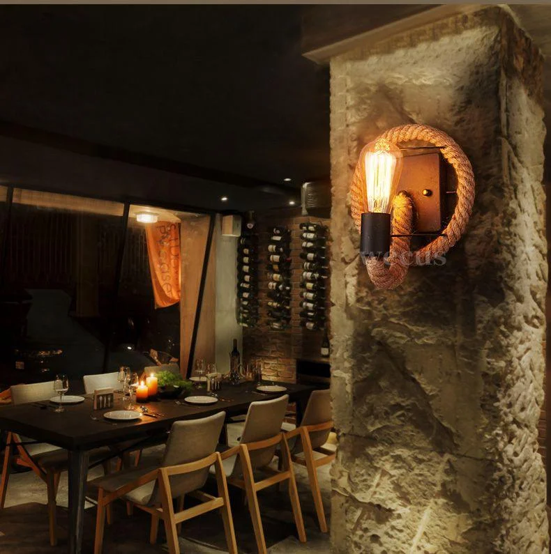Clove_-_Round_Rope_Wrap_Wall_Lamp_-_-_tag1_-4182674 Clove - Round Rope Wrap Wall Lamp - - #tag1#