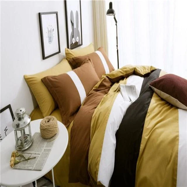 Coffee-Brown-Grey-Green-Stripe-100-Cotton-Bedding-Sets-Twin-Queen-King-size-Kids-Adults-Boys_a156199b-5ce8-430d-b4de-6a7eaeb678a2 Coffee Brown Grey Green Stripe 100 Cotton Bedding Sets Twin Queen King Size Kids Adults Boys A156199b 5ce8 430d B4de 6a7eaeb678a2