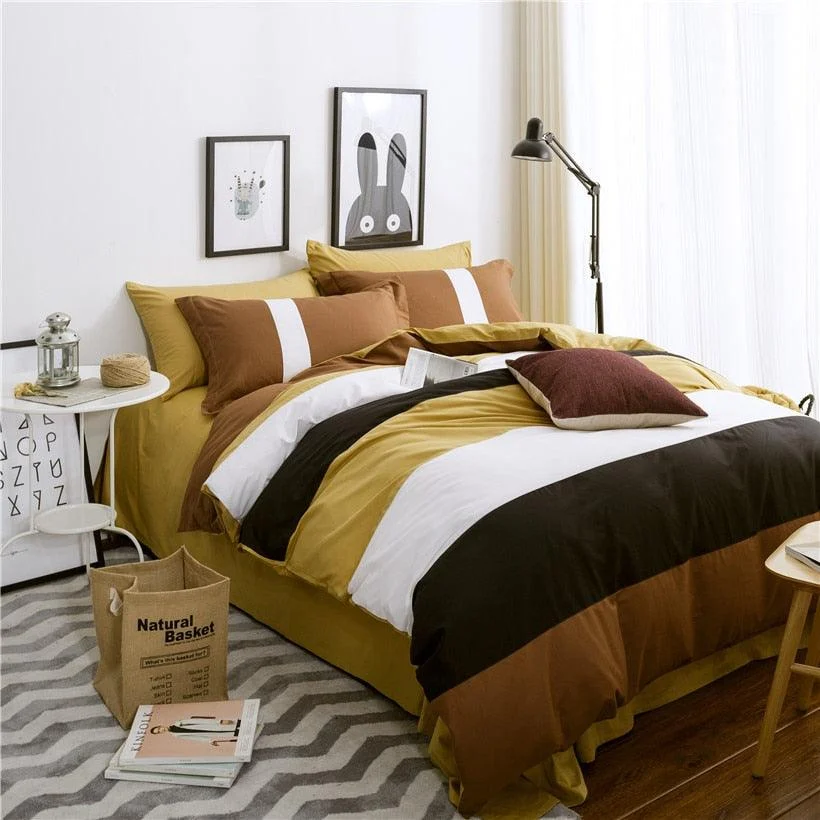 Coffee-Brown-Grey-Green-Stripe-100-Cotton-Bedding-Sets-Twin-Queen-King-size-Kids-Adults-Boys_dae050ff-abc5-4cc0-8c8e-05c048a0efb3 Coffee Brown Grey Green Stripe 100 Cotton Bedding Sets Twin Queen King Size Kids Adults Boys Dae050ff Abc5 4cc0 8c8e 05c048a0efb3