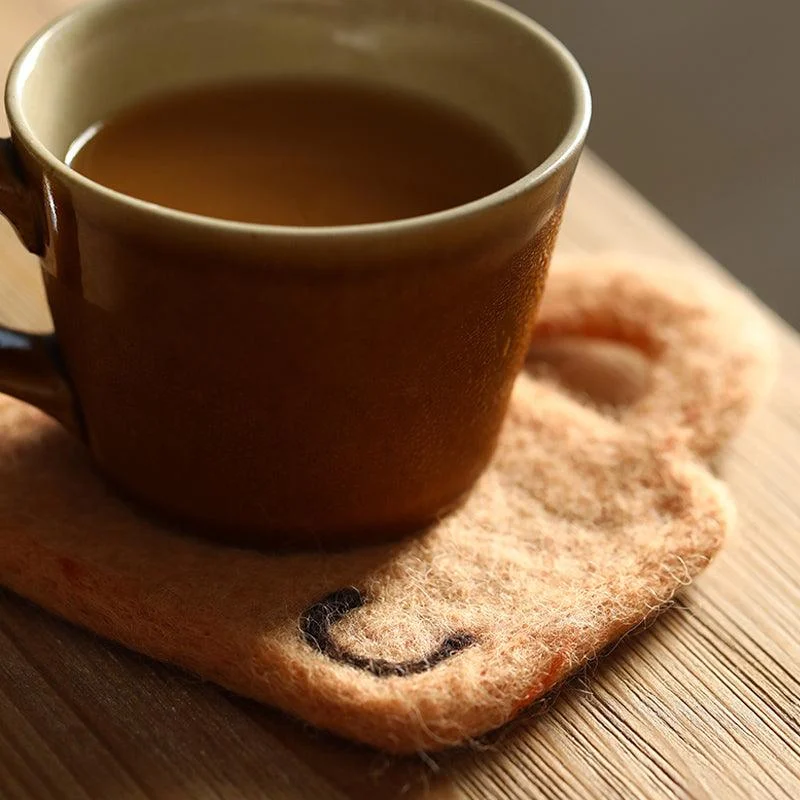 Coffee_Cup_Shape_Wool_Felt_Coaster_-_-4160844 Coffee Cup Shape Wool Felt Coaster -