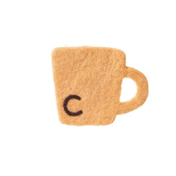Coffee_Cup_Shape_Wool_Felt_Coaster_-_-4160879 Coffee Cup Shape Wool Felt Coaster -