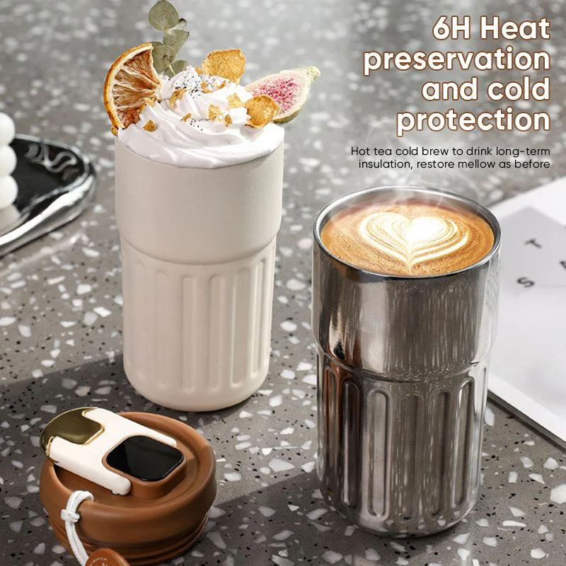 Coffee Thermos With Temperature Display -  - #tag1#