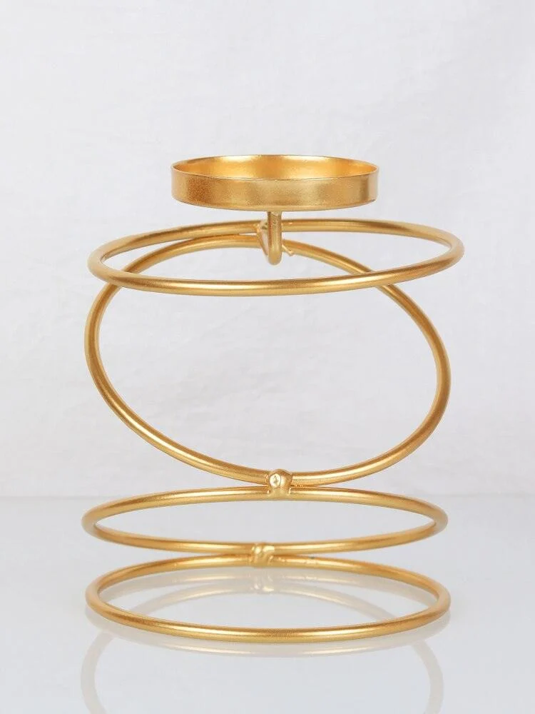 Coil_Metal_Candle_Holders_-_-4161120 Coil Metal Candle Holders -