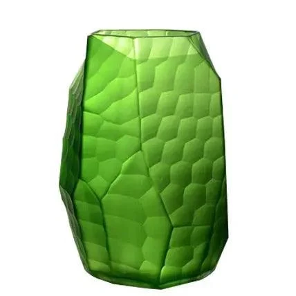 Colored Glass Vase -