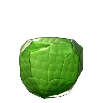 Colored Glass Vase -
