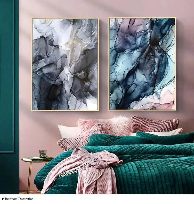 Colorful Ink Canvas Art - - #tag1#