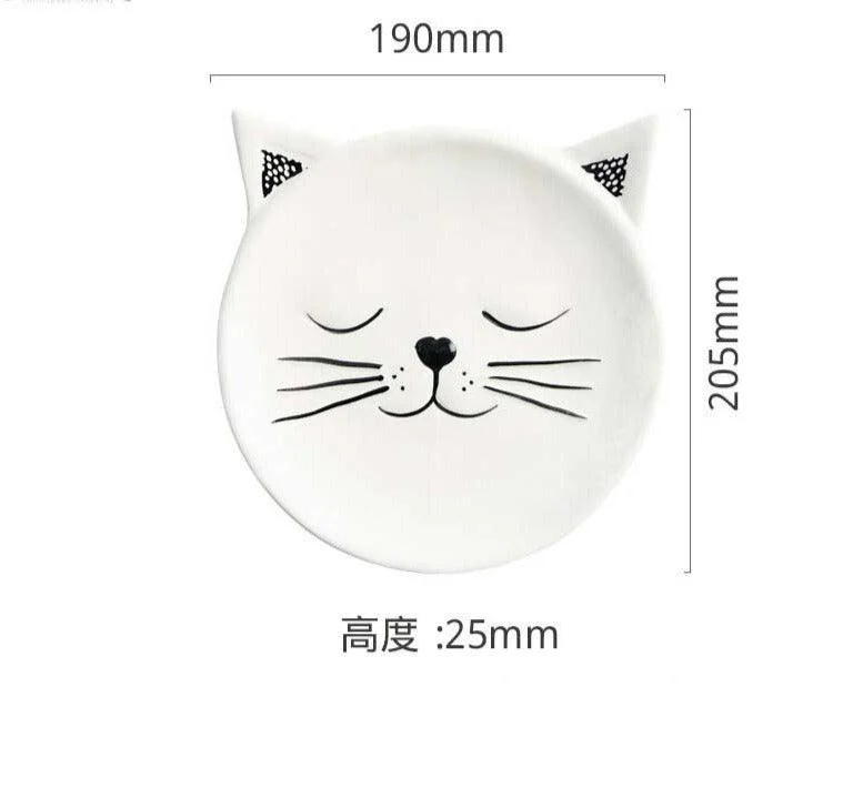 Colorful_Kids_Ceramic_Owl_Penguin_Fox_Plate_-_-4163030 Colorful Kids Ceramic Owl Penguin Fox Plate -