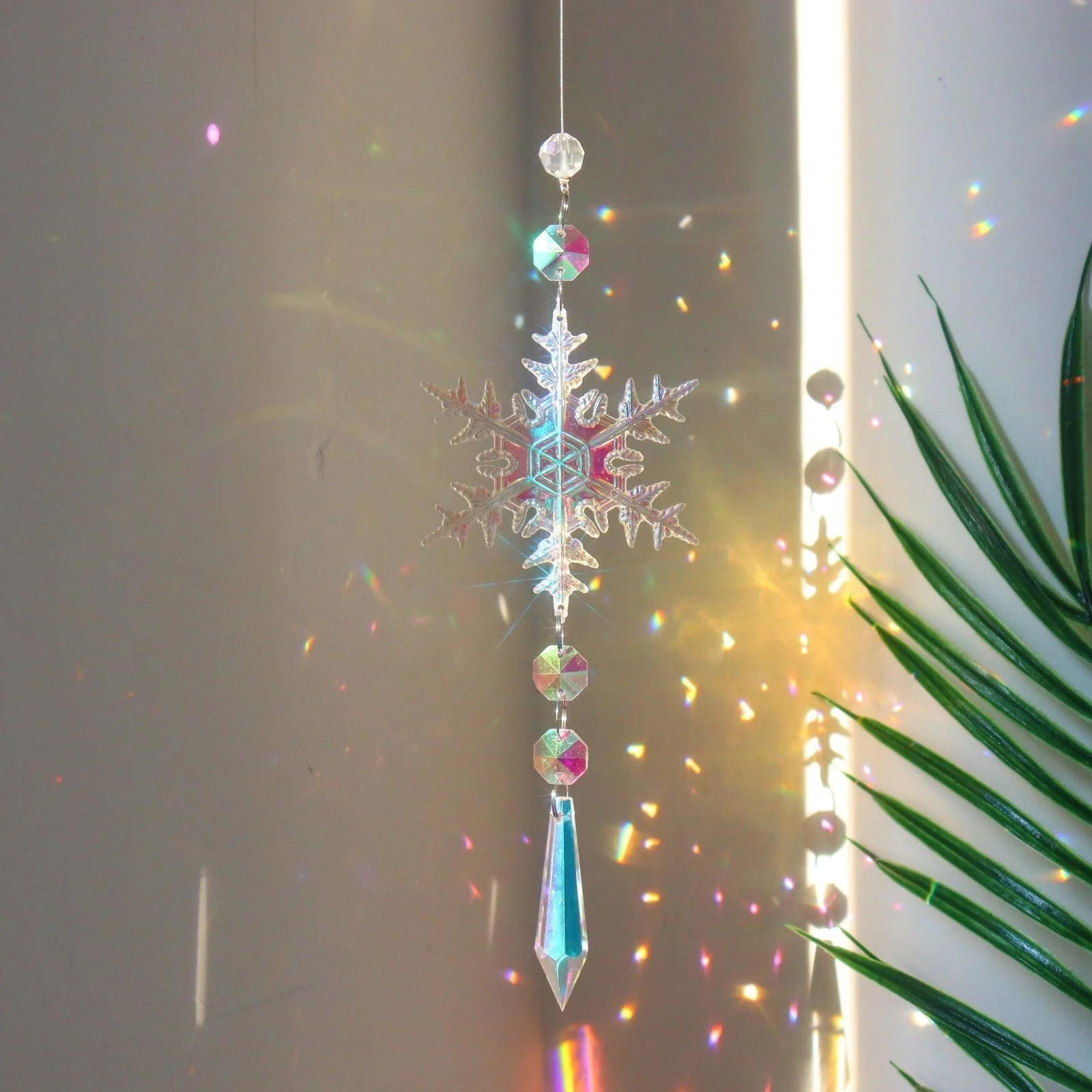 Colorful_Snowflake_Crystal_Sun_Catcher_-_-_tag1_-4180868 Colorful Snowflake Crystal Sun Catcher - - #tag1#