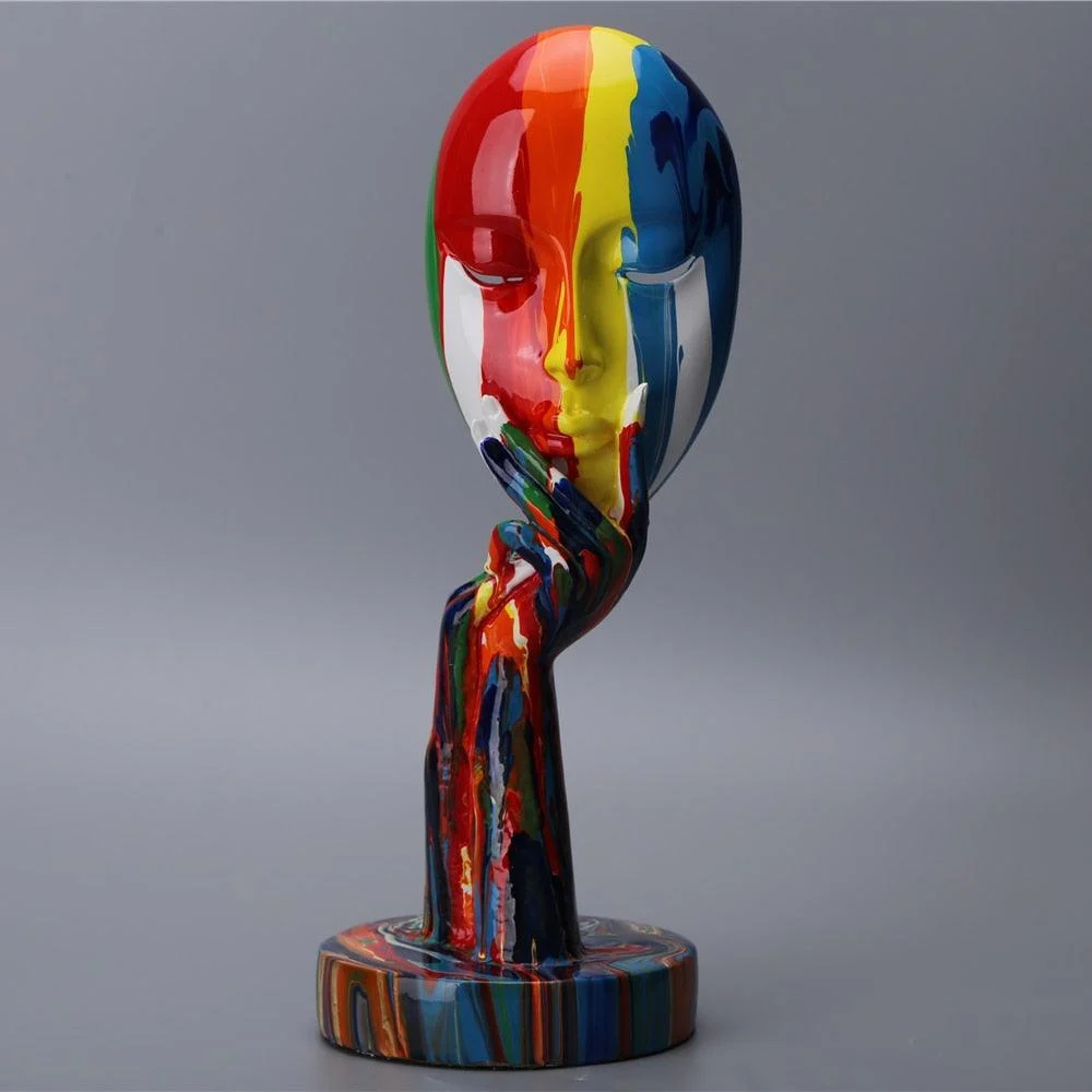 Colorful_Woman_Face_Abstract_Art_Figurine_-_-4163423 Colorful Woman Face Abstract Art Figurine -