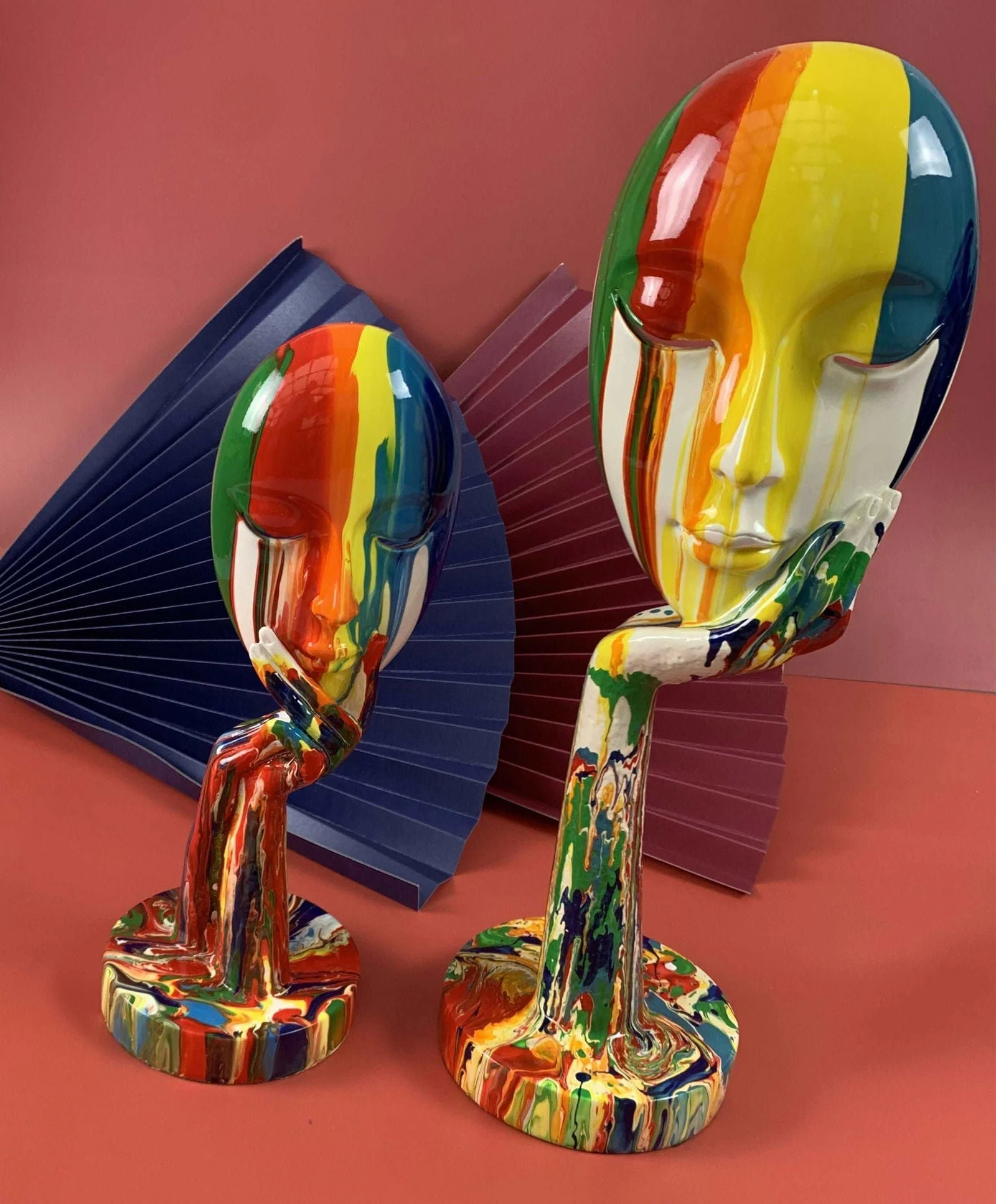 Colorful_Woman_Face_Abstract_Art_Figurine_-_-4163450 Colorful Woman Face Abstract Art Figurine -