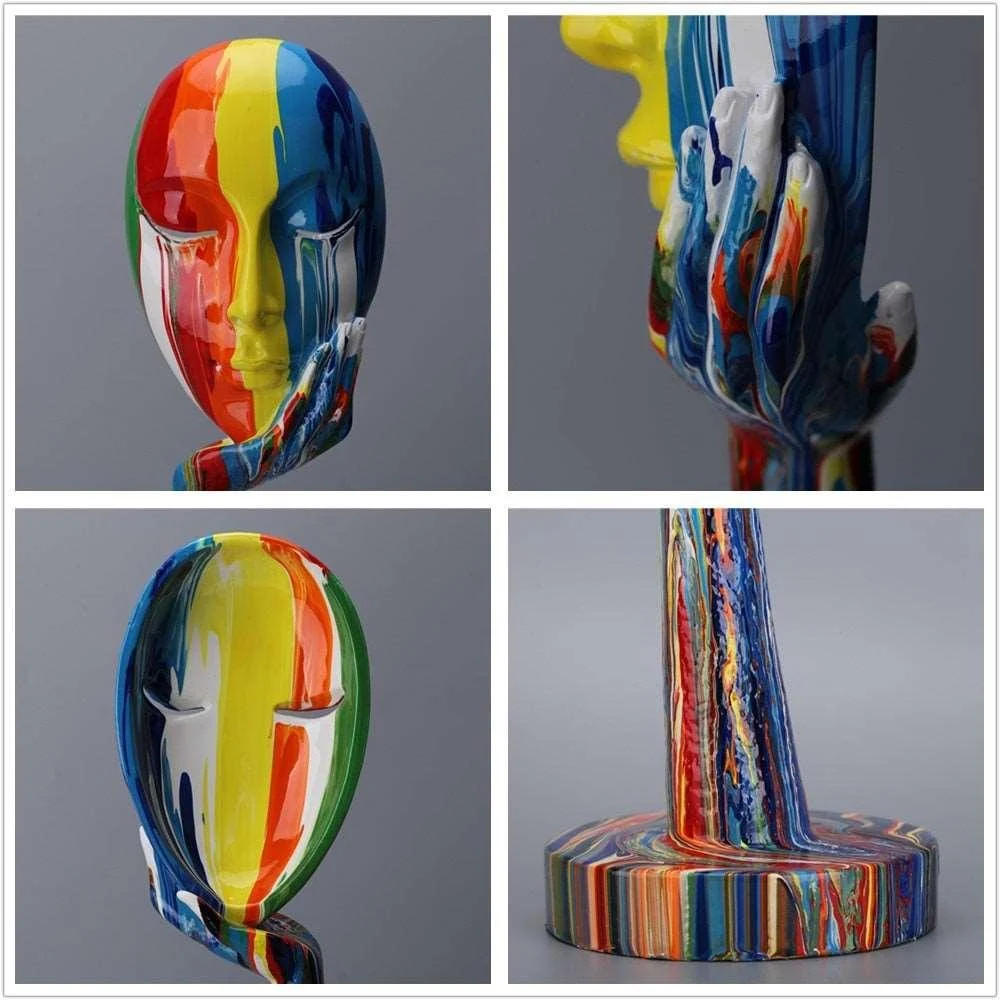 Colorful_Woman_Face_Abstract_Art_Figurine_-_-4163459 Colorful Woman Face Abstract Art Figurine -