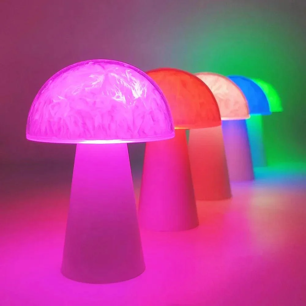 Colour Changing LED Mushroom Lamp - - #tag1#
