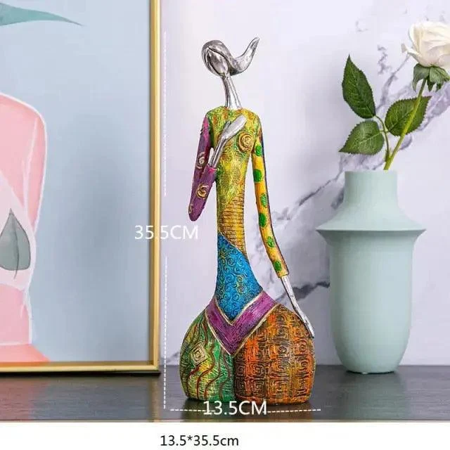 Colourful Girl Sculpture - - #tag1#