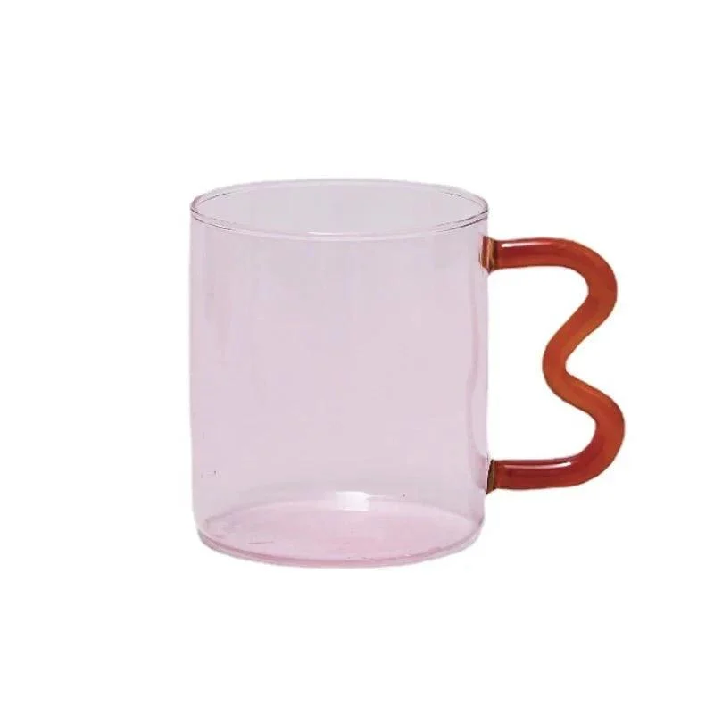 Colourful_Glass_Coffee_Mug_With_Squiggle_Handle_-_-_tag1_-4186489 Colourful Glass Coffee Mug With Squiggle Handle - - #tag1#