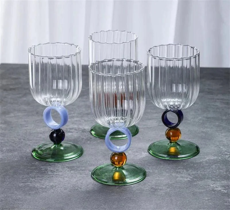 Colourful_Ribbed_Ring_Stemmed_Glass_-_-_tag1_-4187068 Colourful Ribbed Ring Stemmed Glass - - #tag1#