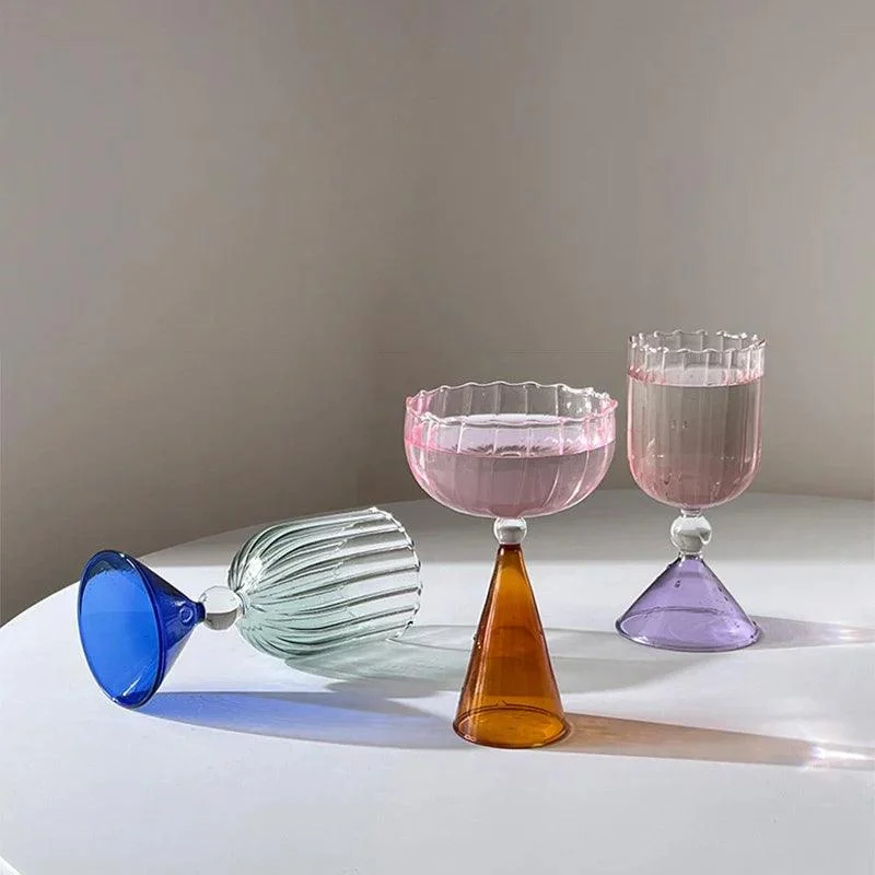 Colrful_Cone_Cocktail_Glass_-_-4163656 Colrful Cone Cocktail Glass -