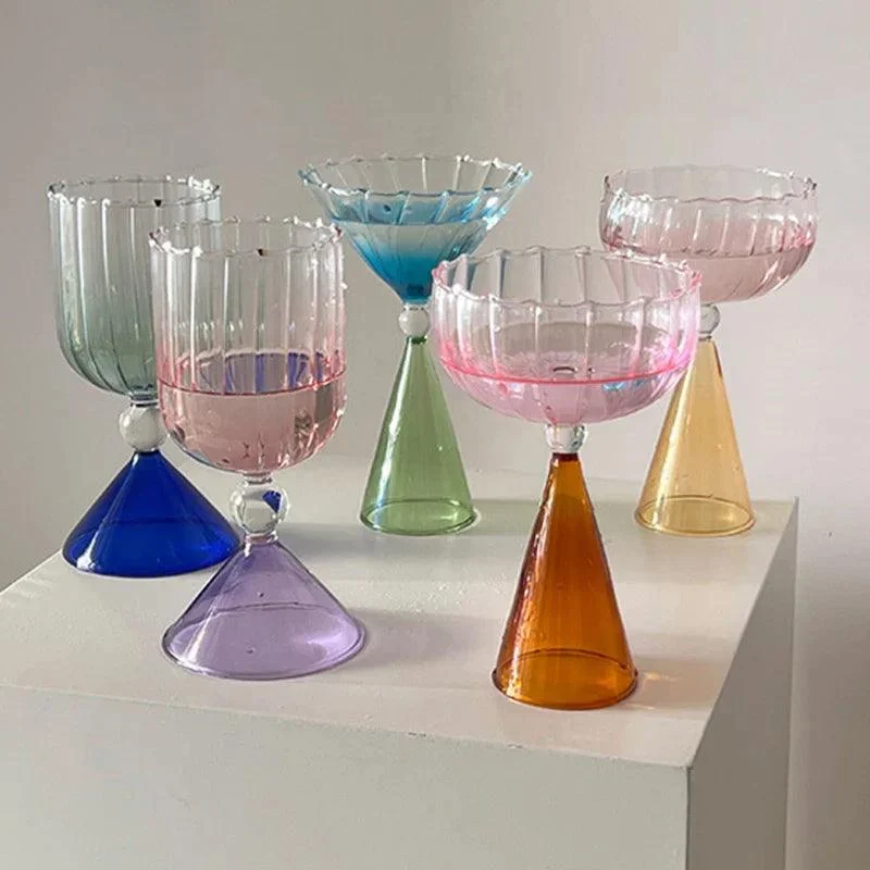 Colrful_Cone_Cocktail_Glass_-_-4163683 Colrful Cone Cocktail Glass -