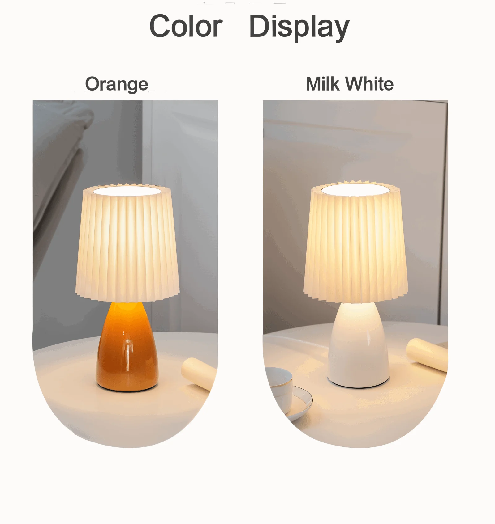 ConePleated_Table_Lamp_-_LED_Ceramic_Milkshake_Desk_Lamp_-_-_tag1_-4181875 ConePleated Table Lamp - LED Ceramic Milkshake Desk Lamp - - #tag1#