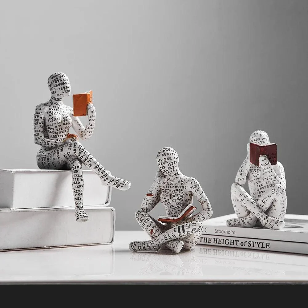 Contemplative_Readers_Modern_Abstract_Figurine_-_-4164249 Contemplative Readers Modern Abstract Figurine -