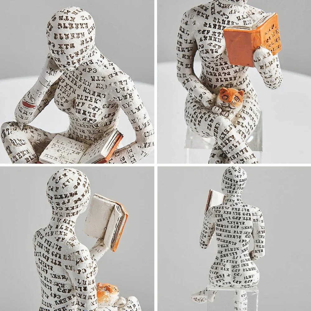 Contemplative_Readers_Modern_Abstract_Figurine_-_-4164274 Contemplative Readers Modern Abstract Figurine -