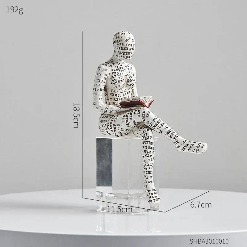 Contemplative_Readers_Modern_Abstract_Figurine_-_-4164284 Contemplative Readers Modern Abstract Figurine -