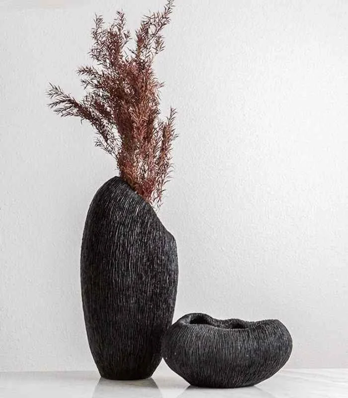 Coral_Texture_Vase_Amelie_Resin_Large_White_40cm_-_-_tag1_-4183425 Coral Texture Vase Amelie Resin Large White 40cm - - #tag1#