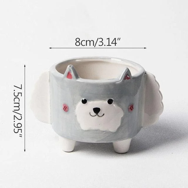 Corgi/Sheep Pot -