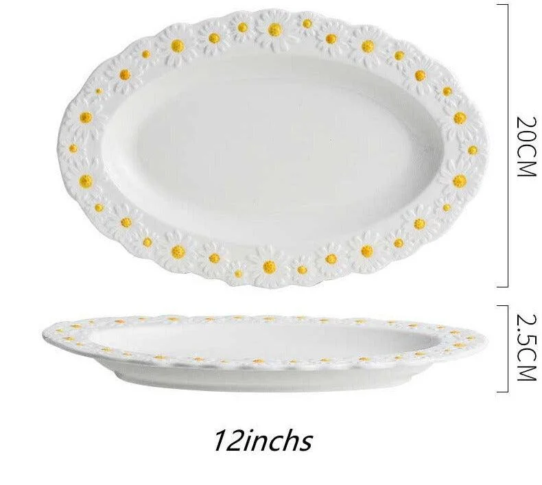 Cottagecore_Ceramic_Daisy_Plate_Dinnerware_-_-4165699 Cottagecore Ceramic Daisy Plate Dinnerware -